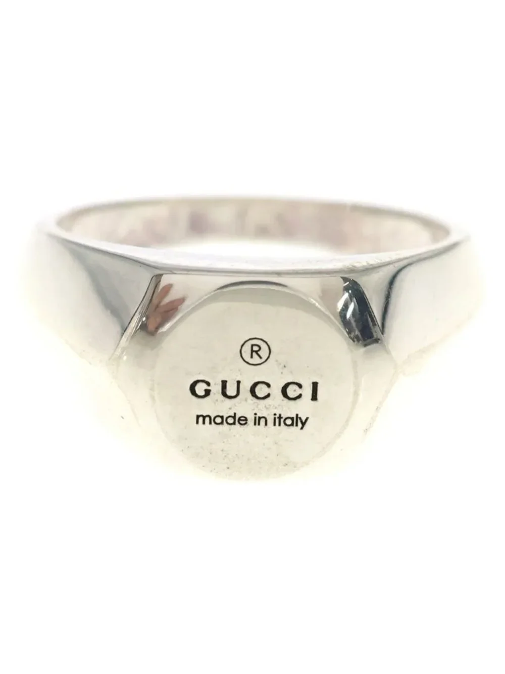 Gucci Trademark Slim Ring Silver